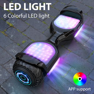 Hoverboard eléctrico de autoequilibrio de 6,5 pulgadas con luces LED, 36V, 4400m, neumáticos de 10 pulgadas, batería de litio para niños - Product Image 5