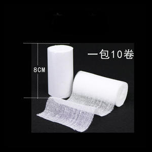Autres Pansements en Gaze Jetables, 10 Rouleaux Blancs Non Stériles, Pansement Médical en Gaze - Product Image 4