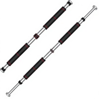 Barre de traction réglable portable sans perçage ni vis pour entraînement à domicile sur cadre de porte