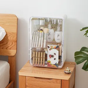 Caja de almacenamiento de escritorio, organizador portátil de cosméticos, cajones de escritorio