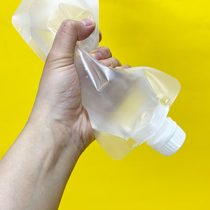 Rõ Ràng Nhựa Trong Suốt Đứng Lên Bao Bì Mềm Uống Túi Với Vòi - Product Image 5