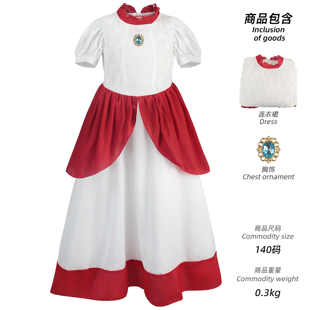 Princess Brigitte dress (white)