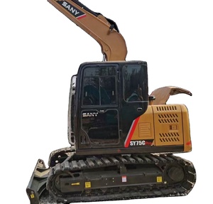 Excavadora Usada de Marca China Famosa SANY SY75C, Mini Excavadora de 7.5 Toneladas, Equipo con Certificación CE - Product Image 1