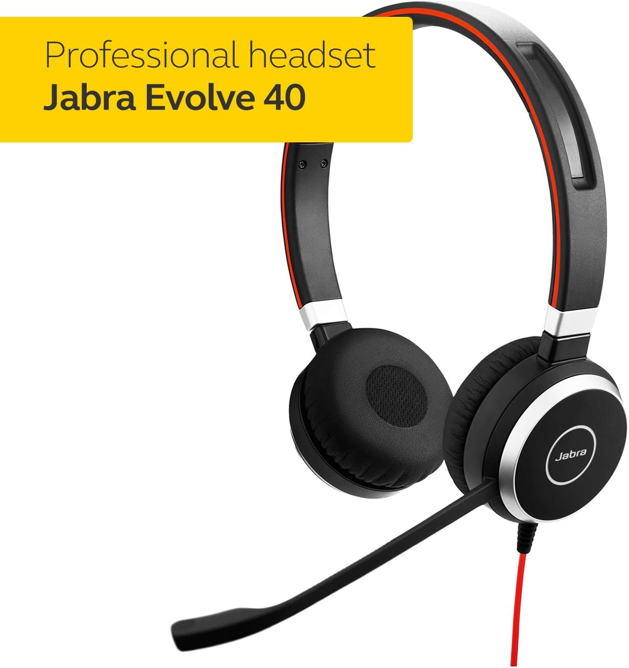 Evolve 40 Stereo MS HSC017 ENC010 USB 3.5mm Noise Reduction