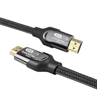 Câble coaxial 8K avec gaine en PVC pour HDTV haute vitesse mâle vers mâle PS4