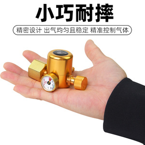 Argon Gas Regulator AR-226 Steel Pressure Reducing Valve For Welding Cylinder 0.5 Measurement Range - Product Image 3