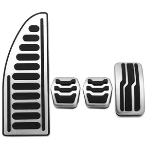 Tại thép không gỉ khí nhiên liệu đạp phanh bàn đạp bao gồm bộ dụng cụ nội thất xe hơi cho FORD FOCUS 2 3 4 MK2 MK3 MK4 phụ kiện 2017 2005 - Product Image 2