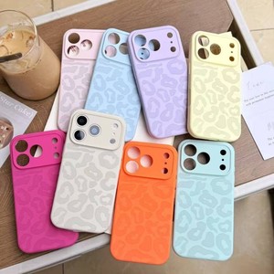 Coque de téléphone portable en silicone microfibre imprimé léopard Senyork pour iPhone 17 Pro Max 16 15 Plus 14 13 - Product Image 1