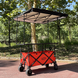 Nuevo Carro Plegable Compacto con Mesa Grande para Acampar, Transporte de Alimentos y Sombra Móvil, Modelo 001 - Product Image 2