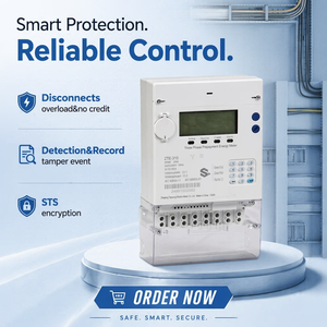 Contatore Elettrico Digitale Prepagato Trifase a Quattro Fili Tepsung ZTE-310 con Tastiera Intelligente, Classe 1.0 - Product Image 2