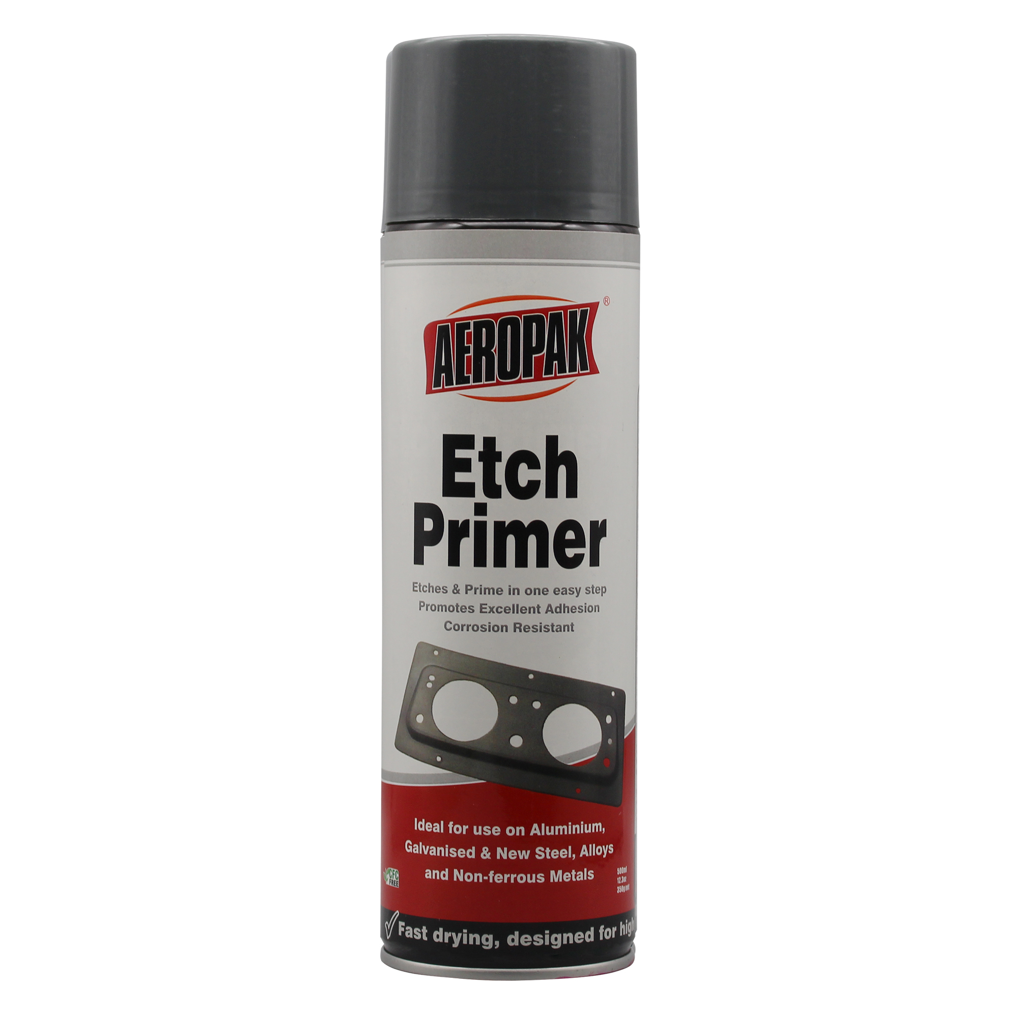 Aeropak-pulverizador de imprimación Etch, 500ml, Aerosol de Metal, fibra de vidrio y aluminio