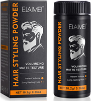 ELAIMEI Formule Naturelle Sûre Douce Tenue Longue Durée Poudre Coiffante Texturisante Mate 10g Poudre Volumisante pour Cheveux pour Hommes