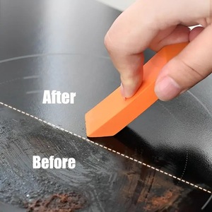 Borrador de cal fácil de usar, herramientas de limpieza para el hogar y la cocina, cepillo para óxido de inodoros y baños, removedor de óxido para vidrio de baño - Product Image 5