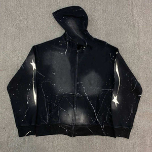 Conjunto de Sudaderas con Capucha Hel Sta 1.1 para Hombre, 100% Algodón, Estilo Urbano, Transpirable, Lavado Vintage, Marca Americana de Moda 2026, Otoño - Product Image 3