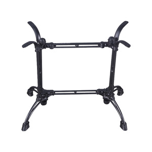 Creative Wrought Iron <b>Table</b> <b>Legs</b> 840mm Conjoined Four-Claw Classic Horseshoe Shape European Style For Tea Restaurant Bar - Product Image 3