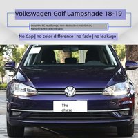Couvre-phare avant pour VW Volkswagen Golf 7.5 2018 2019 Accessoires de phare automobile Boîtier en verre de phare
