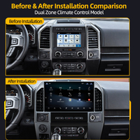 Écran tactile Android 14,6 pouces pour Ford F-150 Raptor 3ème génération 2015-2019 8+128 Go Navigation sans fil CarPlay & Bluetooth Multimédia