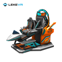 LEKE 9D VR Simulador de avión Cabina Vr Juego de vuelo para aeropuerto o escuela para parques temáticos VR