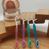 Fil dentaire biodégradable en charbon de bambou, saveur gingembre, pour éliminer les restes alimentaires, gadgets d'hygiène bucco-dentaire ODM, vente en gros