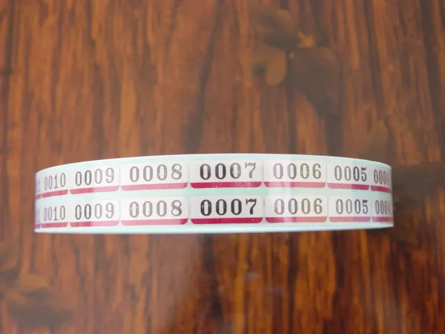 1x5000 जोड़े ब्रांड नई जुड़वां जाँच लेबल कोई. 0001 - 5000 Noritsu और फ़ूजी नकारात्मक minilabs के लिए शो तस्वीर के रूप में