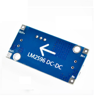 Kabel Catu Daya LM2596 LM2596S DC-DC, Modul Catu Daya Step-Down Dapat Disesuaikan 3A