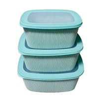 Ensemble de 3 contenants de rangement pour réfrigérateur en plastique, grande capacité, séparateur de fruits multifonctionnel pour la cuisine à domicile
