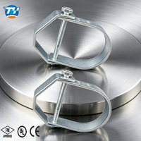 Collier de serrage UTT30 1/2"-12" en acier au carbone prégalvanisé, support réglable certifié FM CL CE pour pipeline d'ingénierie (en pouces)