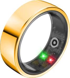 KINGSTAR 스테인레스 AI 스마트 링 NFC 혈액 산소 방수 스마트 링 여성 남성 링 스마트 피트니스 추적기 수면 건강 링 - Product Image 1