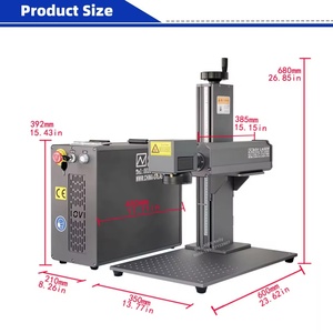 Máy khắc laser sợi quang JPT 100W Lightburn Mopa, máy đánh dấu laser kim loại 100W - Product Image 2