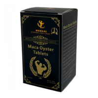 Boîte en papier personnalisée pour compléments alimentaires, emballage pour comprimés de maca et d'huîtres, pour compléments alimentaires