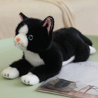 Peluche de chat persan réaliste en cinq nuances différentes, avec des caractéristiques réalistes délicates, compagnon confortable et cadeau adorable pour les fans de chats