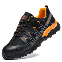 Crazy Horse cuir acier orteil hommes sport respirant Anti-crevaison Deltaplus chaussures de sécurité pour la randonnée