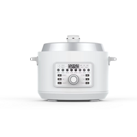Cuisinière multifonction portable programmable de 3 L pour la maison, cuisinière à pression électrique avec minuterie programmable 24 h et niveau de pression réglable