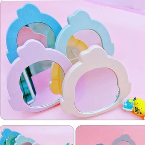 Mini miroir de dessin animé mignon pour enfants, miroir de maquillage portable à main, utilisation en voyage - Product Image 4