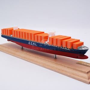 Anpassbares 35cm CCNI Kunststoff waage Boot Hochwertiges Modell Geschäfts geschenk Kunststoff Handwerk Container Schiffs modell - Product Image 2