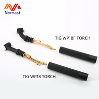 Tête de torche TIG refroidie à l'eau WP18, tête droite, 350 ampères, 220-480V, corps de torche de soudage, pièces de rechange pour soudage à l'arc à l'argon
