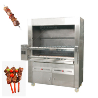 Machine professionnelle de gril de Barbecue de charbon de bois/machine brésilienne de gril de poulet de BBQ de charbon de bois de gril