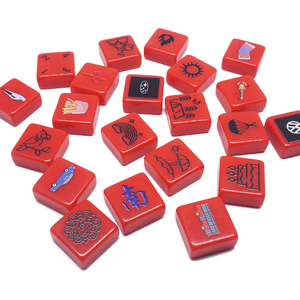 ลูกบาศก์สี่เหลี่ยมขนาดเล็กทึบทำจากพลาสติกทึบแสงตามสั่งขนาด1.9*0.9ซม. จากเยอรมันอุปกรณ์เสริม<span class=keywords><strong>เกม</strong></span>กระดาน <span class=keywords><strong>Azul</strong></span> ว่างเปล่า - Product Image 2