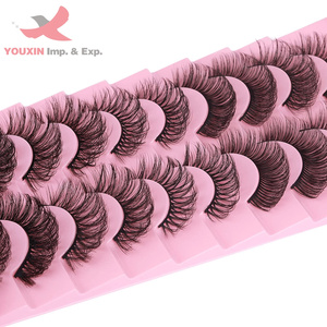 Faux cils en vison synthétique faits main FENGFLY, courbure D, effet naturel et léger, vente chaude 2022, pour achats groupés à prix réduit - Product Image 3