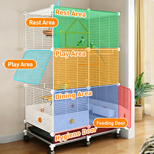 Gabbia per Uccelli in Acciaio Inossidabile Durevole a Prezzo di Fabbrica, Facile da Pulire per Uso Interno, Gabbia per Pappagallo Cenerino Africano - Product Image 3