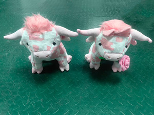 Peluche Mucca Rosa, Simpatico Pupazzo di Mucca Highland Rosa, Morbido e Soffice Peluche di Mucca Highland per Regalo di San Valentino - Product Image 6