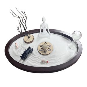 Vente en gros du nouveau <span class=keywords><strong>jardin</strong></span> <span class=keywords><strong>zen</strong></span> table de méditation sable de l'usine de vente à chaud micro paysage bureau bureau maison petits ornements - Product Image 1