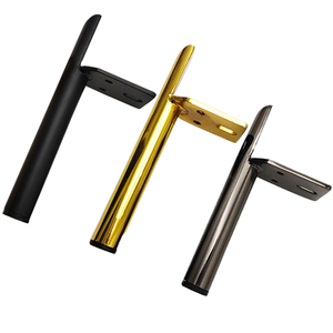 Vente en gros canapé de haute qualité table basse pieds lit demi-cercle <span class=keywords><strong>armoire</strong></span> à trois pieds Table de chevet meuble TV pieds de meubles en métal - Product Image 1