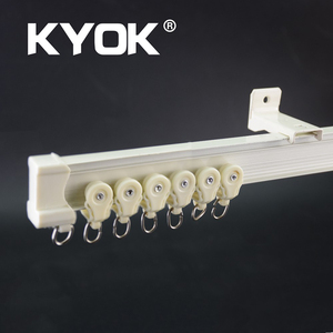 High Quality Aluminum <strong>Curtain</strong> <strong>Rail</strong> Bendable <strong>Curtain</strong> Track and <strong>Rails</strong> for Hotel Ceiling Mounted <strong>Curtain</strong> Tracks and Accessories - Product Image 2