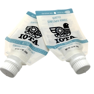 Reusable liquid refillable 250 ml plastic packaging beverage bag baby food spout squeeze pouch
