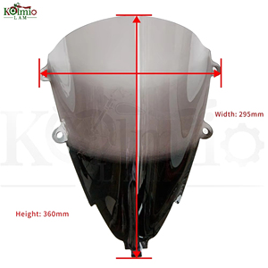 Pare-brise abs pour moto CBR650R 2019 — 2020, pare-brise, Double bulle, déflecteur de vent <span class=keywords><strong>CBR</strong></span> <span class=keywords><strong>650</strong></span> R - Product Image 2