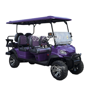Voiturette de golf électrique 6 places, batterie lithium 48V avec contrôleur et certification CE, vente directe d'usine - Product Image 2