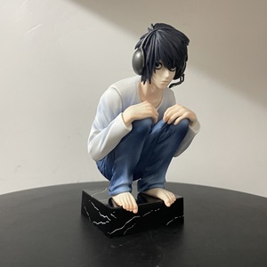 Figurine PVC <span class=keywords><strong>Death</strong></span> <span class=keywords><strong>Note</strong></span> L Lawliet 16 cm, figurine d'anime japonaise, manga, objet de collection, statue, modèle, décoration de maison, jouet, poupée, cadeau - Product Image 3