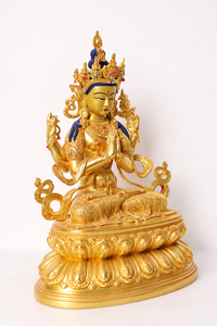 พระพุทธรูป<span class=keywords><strong>เจ้าแม่</strong></span><span class=keywords><strong>กวน</strong></span><span class=keywords><strong>อิ</strong></span><span class=keywords><strong>ม</strong></span>สี่แขน งานแฮนด์เมด ทำจากทองเหลือง ชุบทอง ฐานดอกบัวคู่ ประติมากรร<span class=keywords><strong>ม</strong></span>พุทธศาสนา ของตกแต่งบ้านสไตล์โมเดิร์นตา<span class=keywords><strong>ม</strong></span>หลักฮวงจุ้ย - Product Image 3