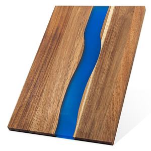 Kustom kayu zaitun akasia dan papan pemotong Resin tahan lama blok pemotong kayu - Product Image 4